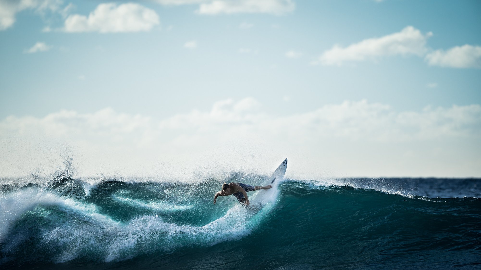 Surfer in Action